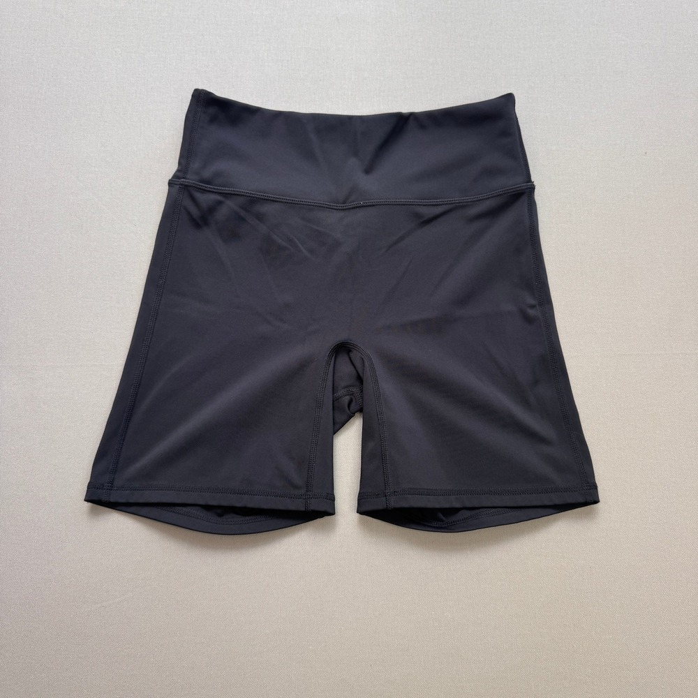 Fabletics Motion365+ High Waisted Biker Shorts Black Size S M 6 Inch Inseam